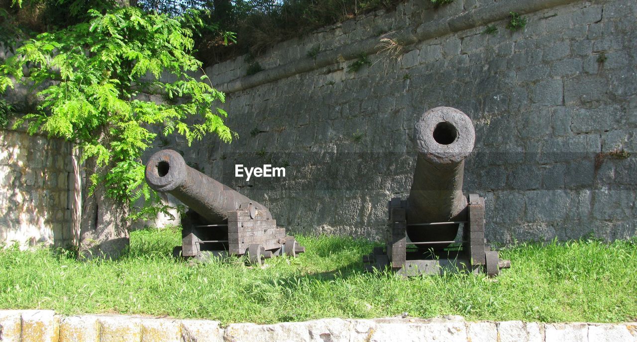Cannons in front of the fortress