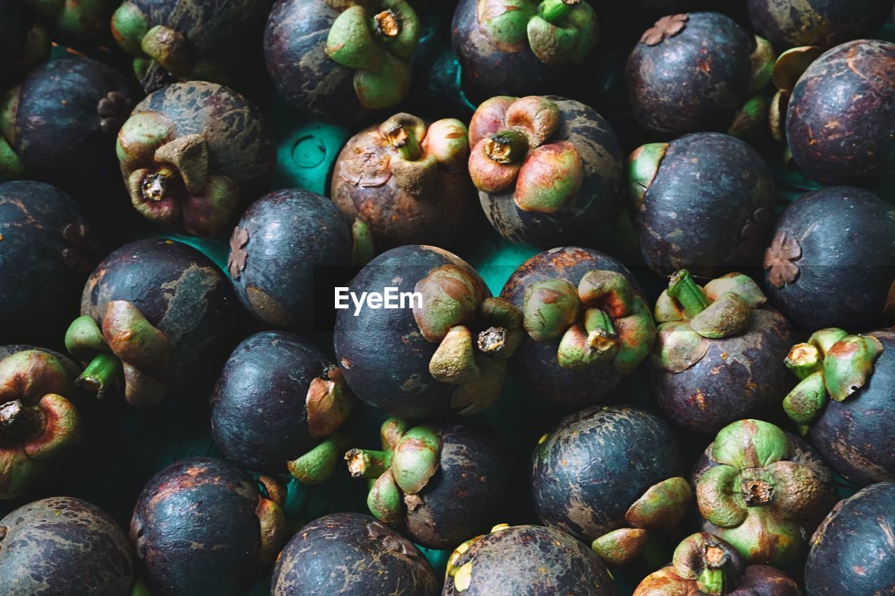 Full frame shot of fruits for sale in market