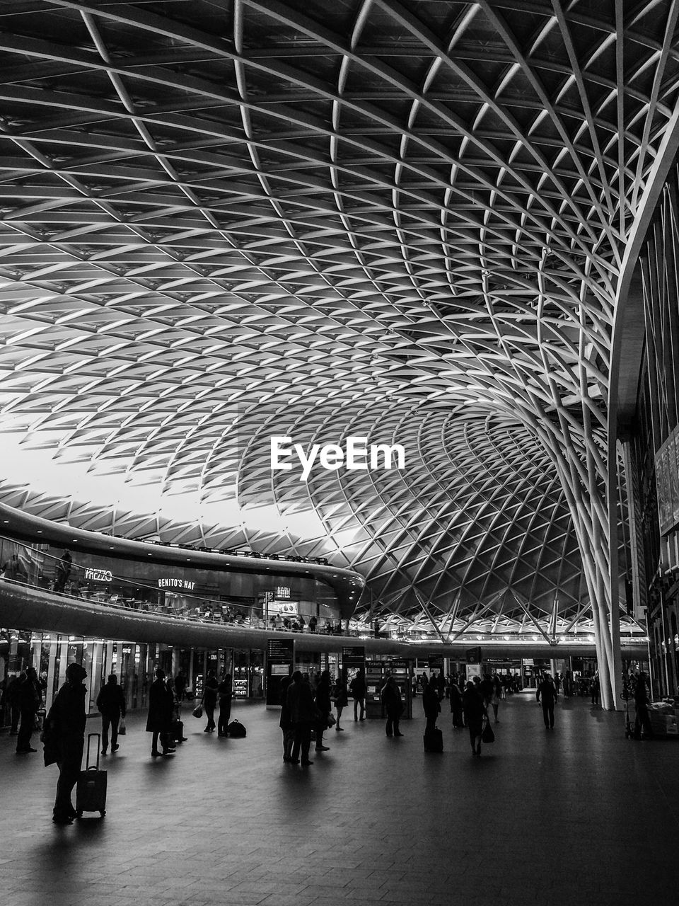 People at subway station
