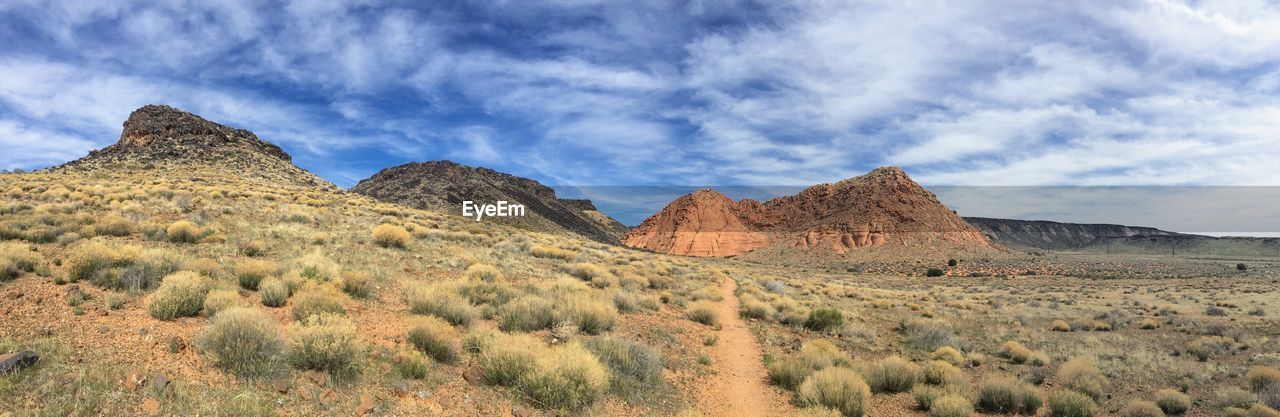 Red cliffs national conservation area on the yellow knolls hiking trail  utah, north of st. george 