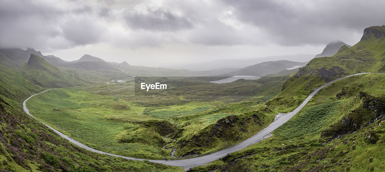 The quiraing is a landslip on the eastern face of meall na suiramach