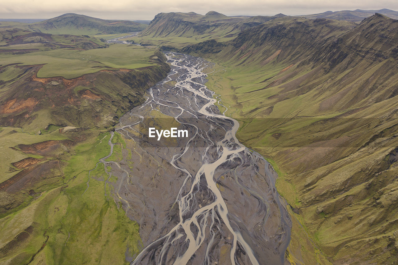 Glacial river in southern iceland