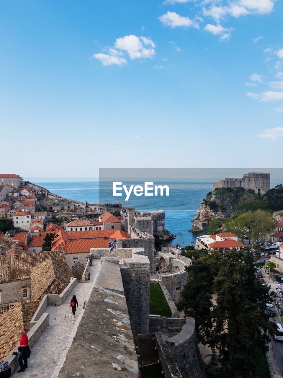 VIEW OF TOWNSCAPE BY SEA