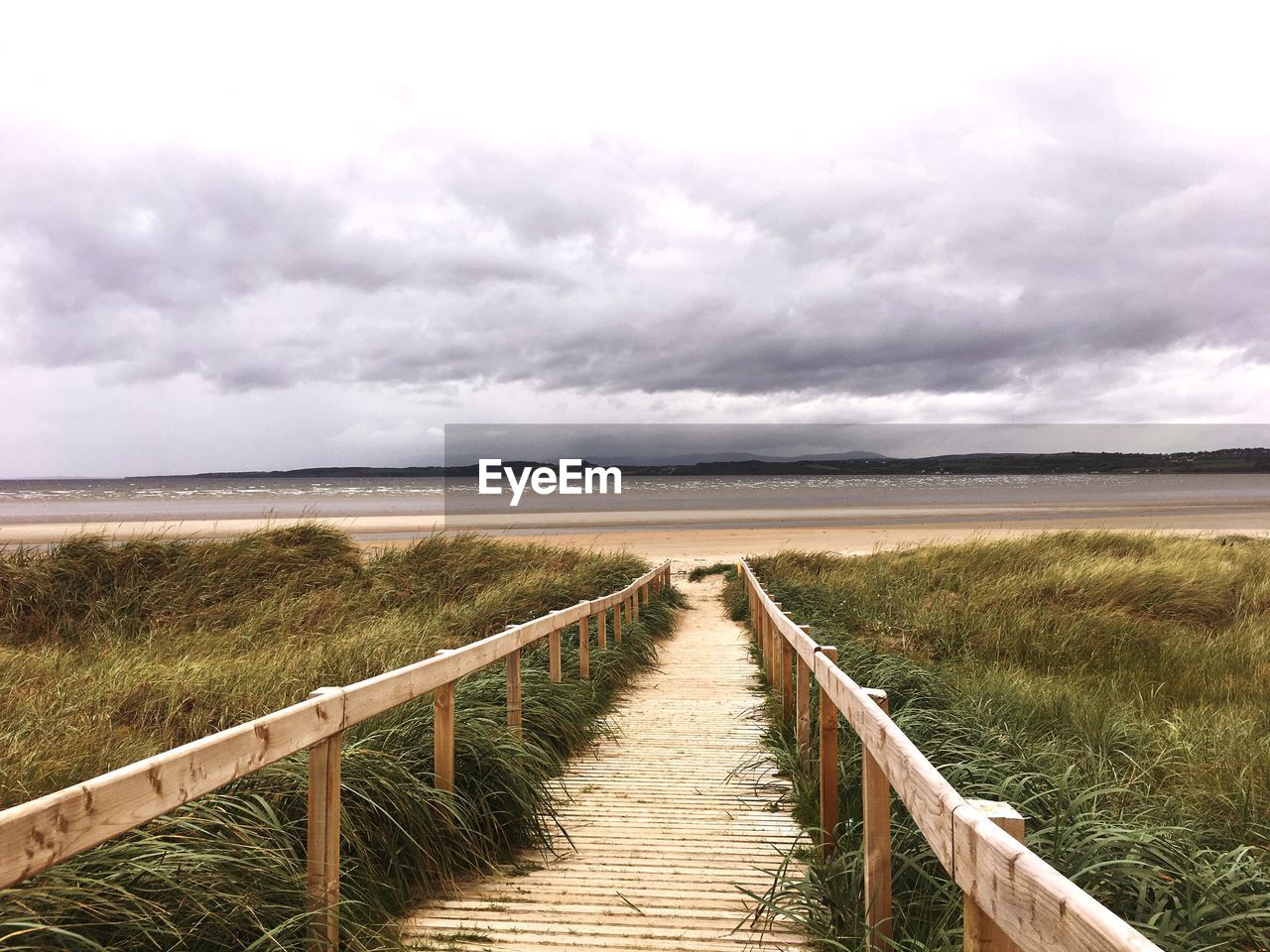 Scenic view of rustic beach