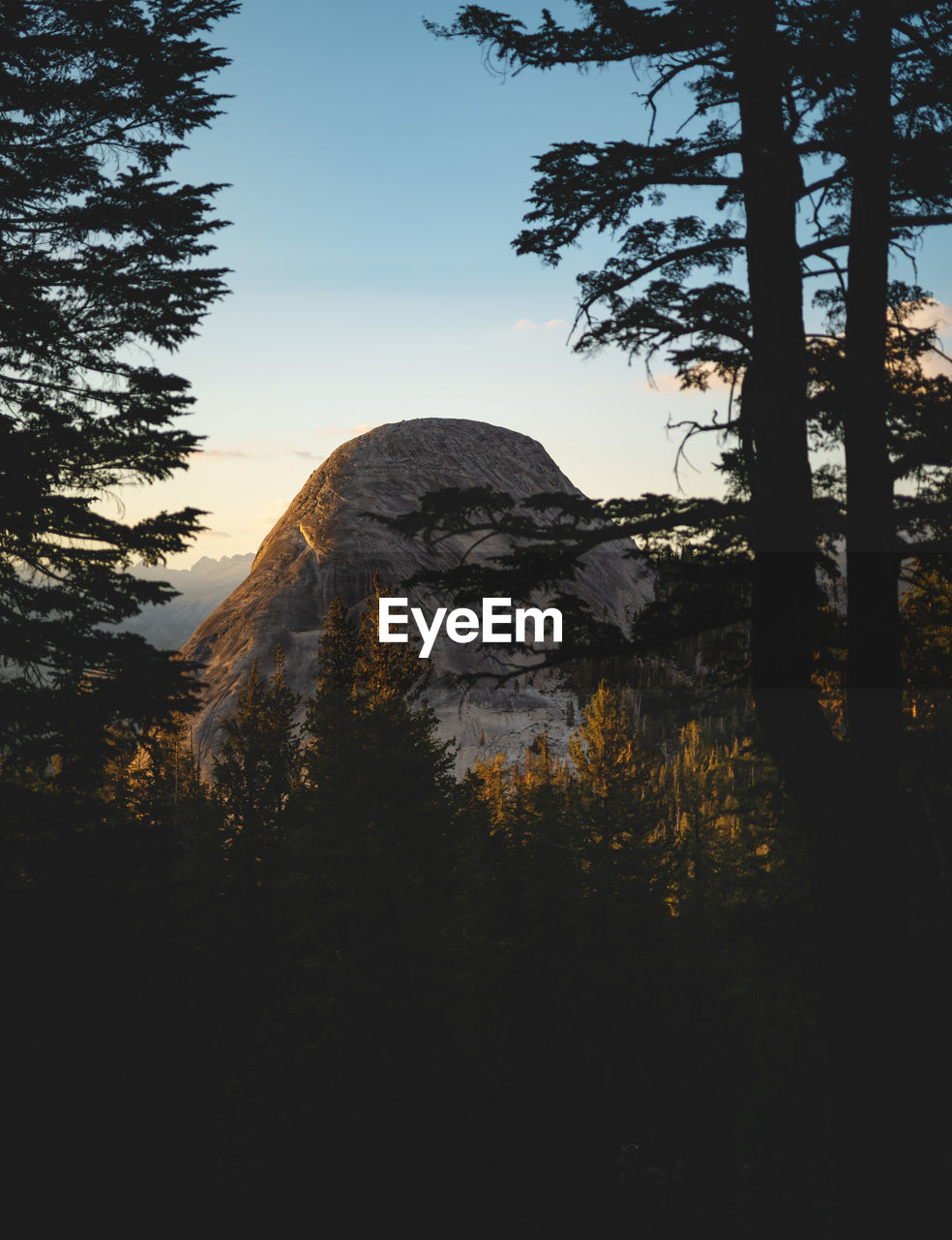 Scenic view of mountains against sky during sunset