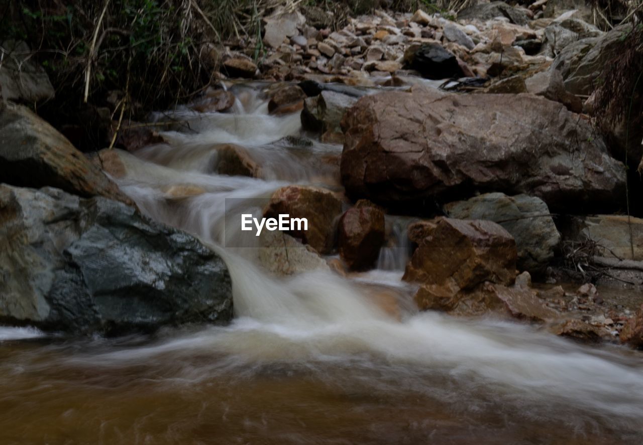 SCENIC VIEW OF WATERFALL