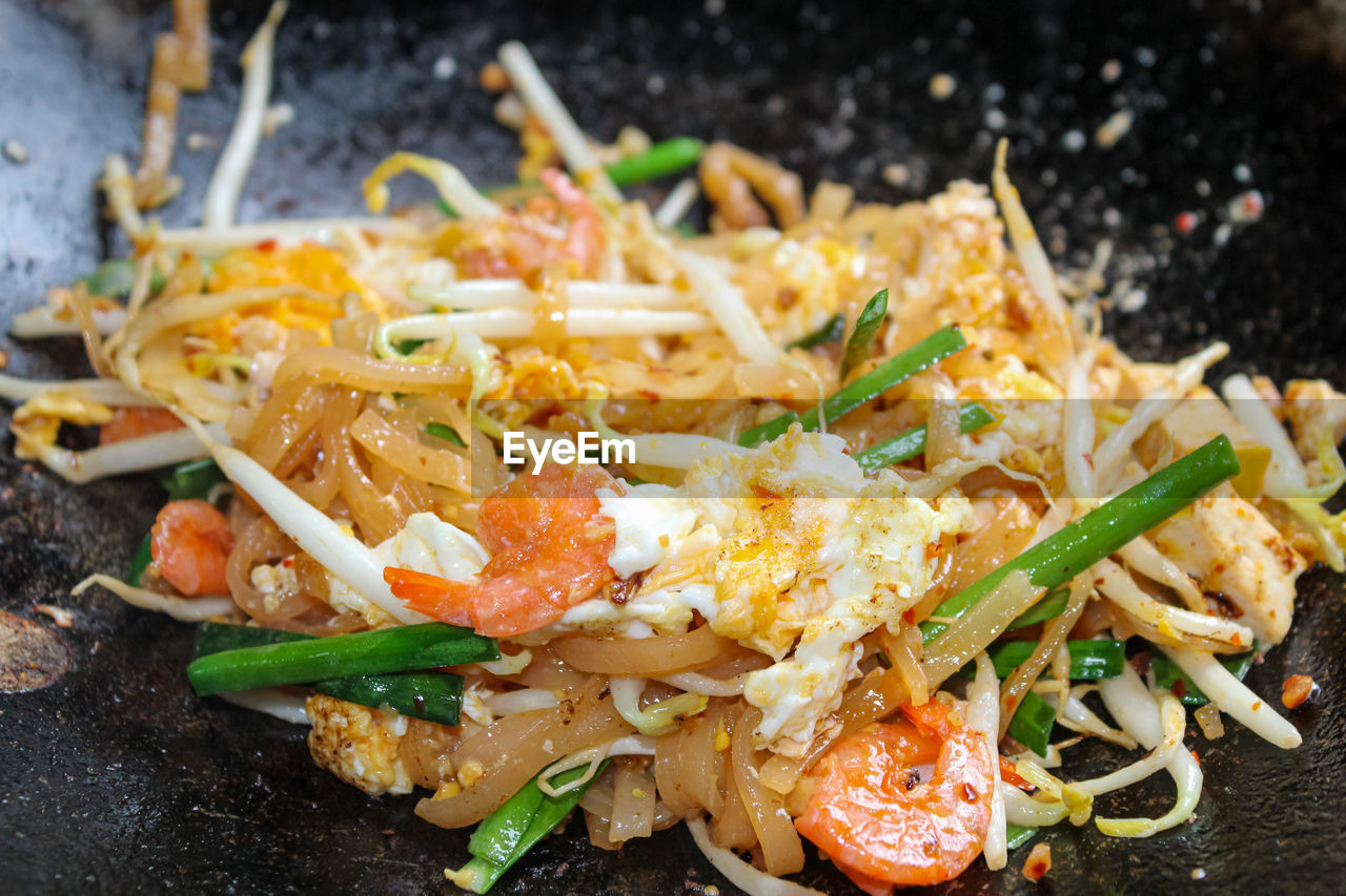 Thailand,bangkok,august 15, 2021, the famous food of thailand is pad thai, very delicious.