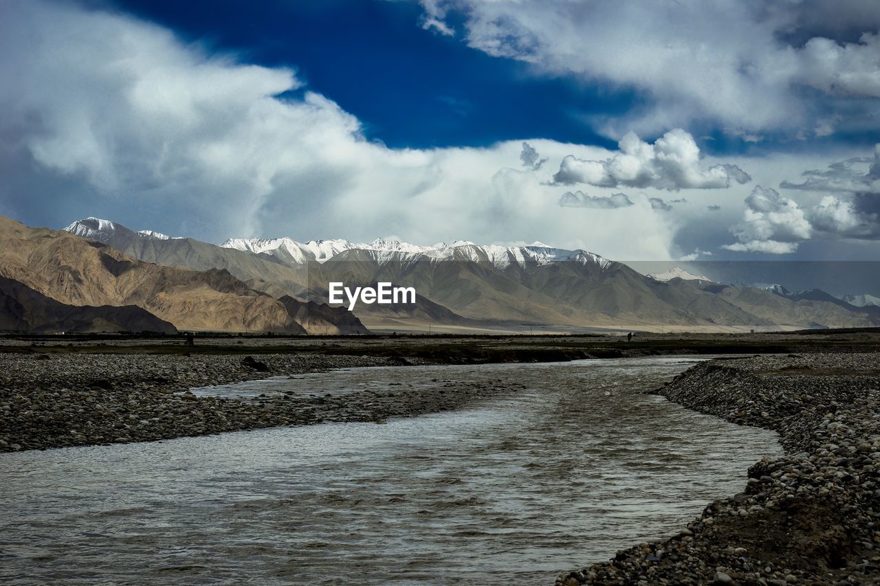 Alar national wetland park is surrounded by high mountains