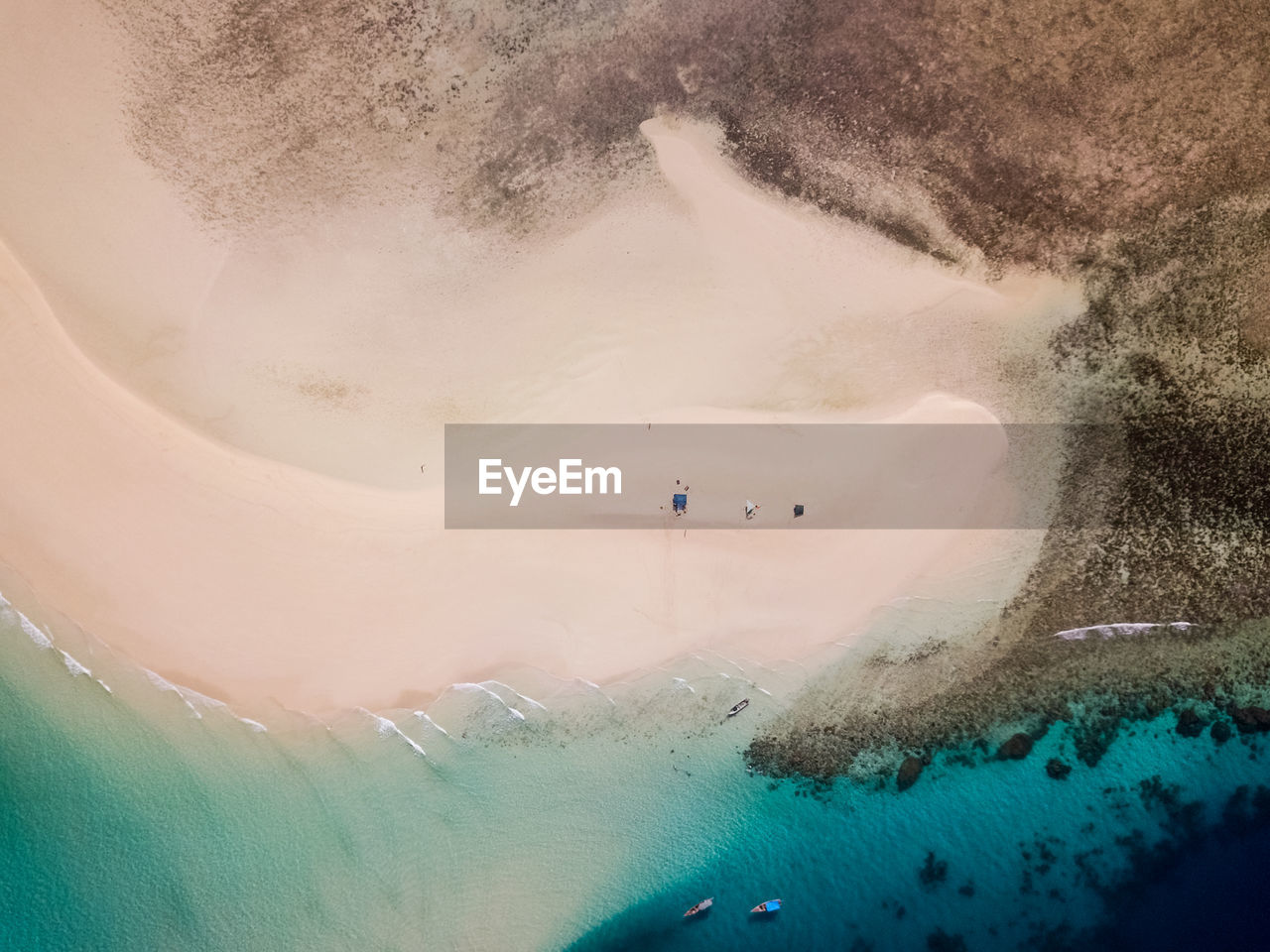 Aerial view of beach