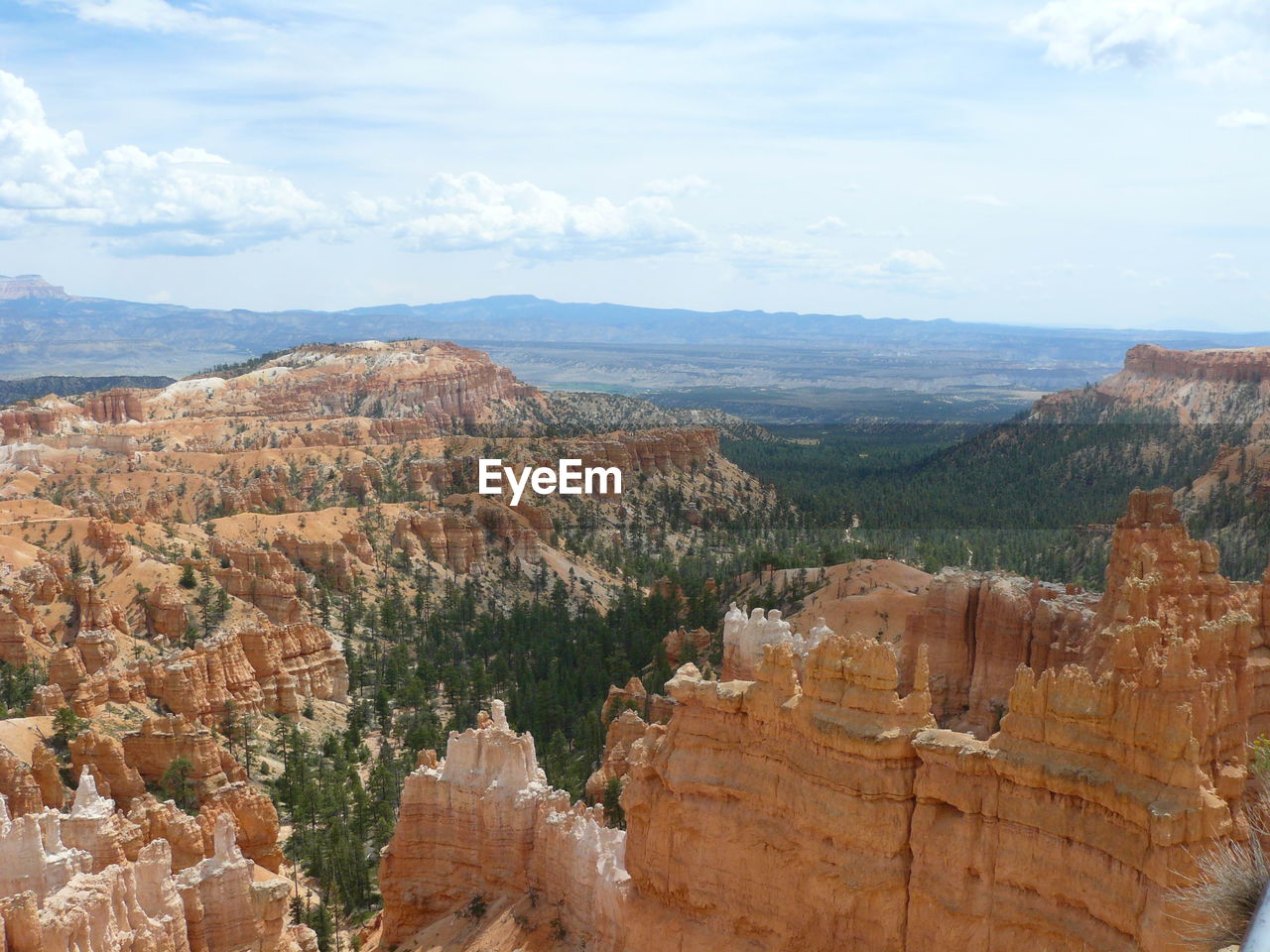 Scenic view of mountain against sky