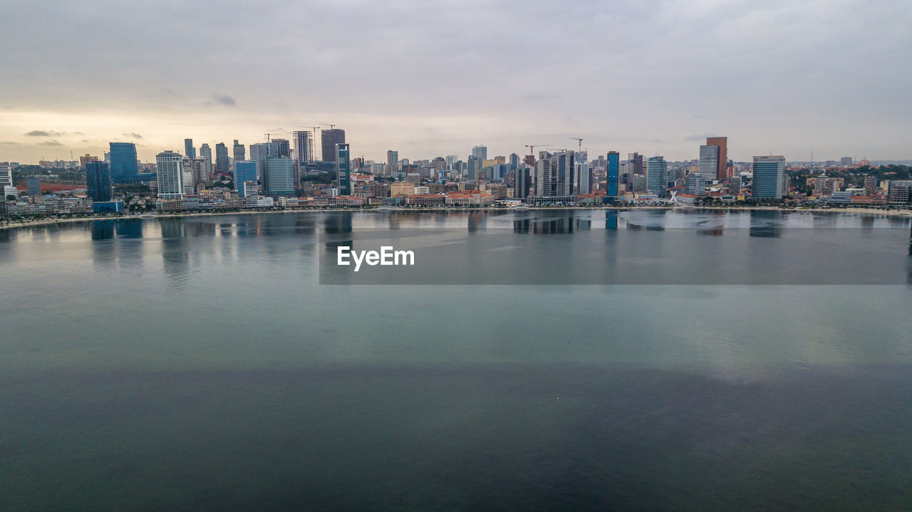 View of city at waterfront