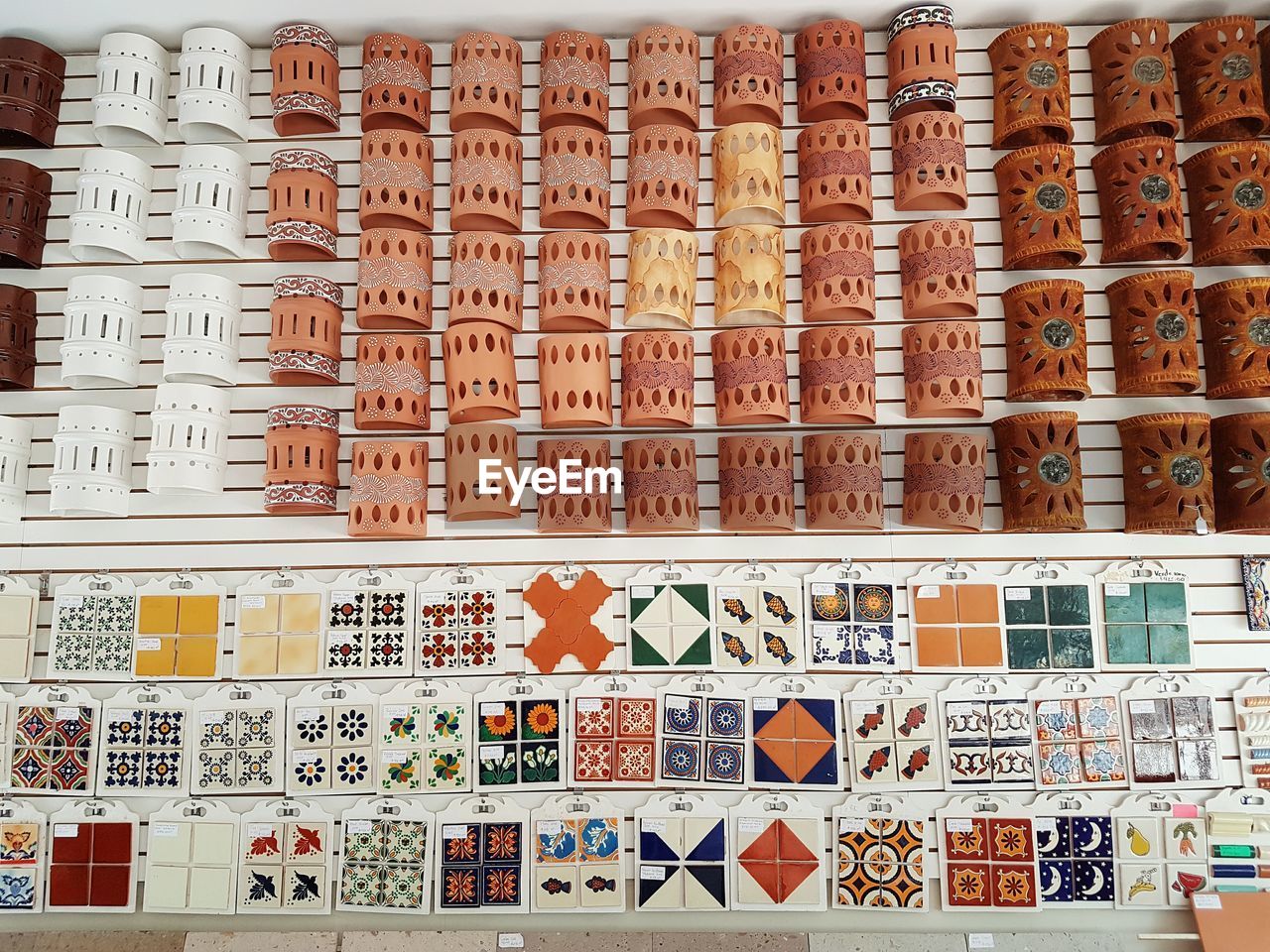 Collection of tiles and craft
