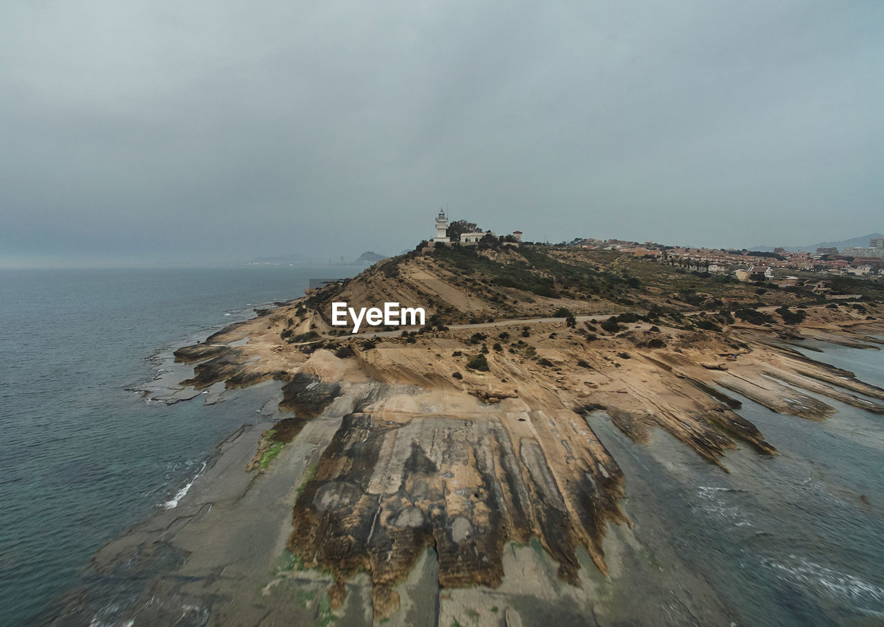 Panoramic view of sea against sky