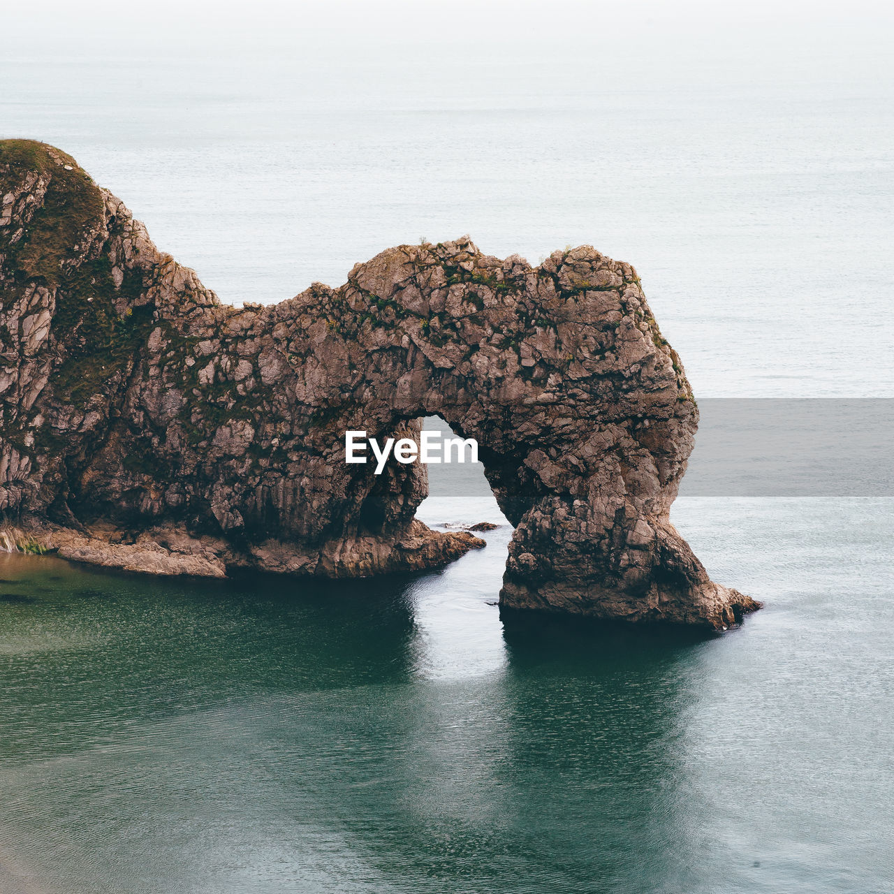 High angle view of durdle door