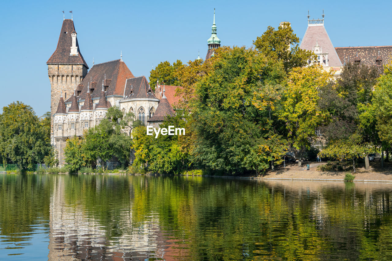 Vajdahunyad castle in budapest, hungary