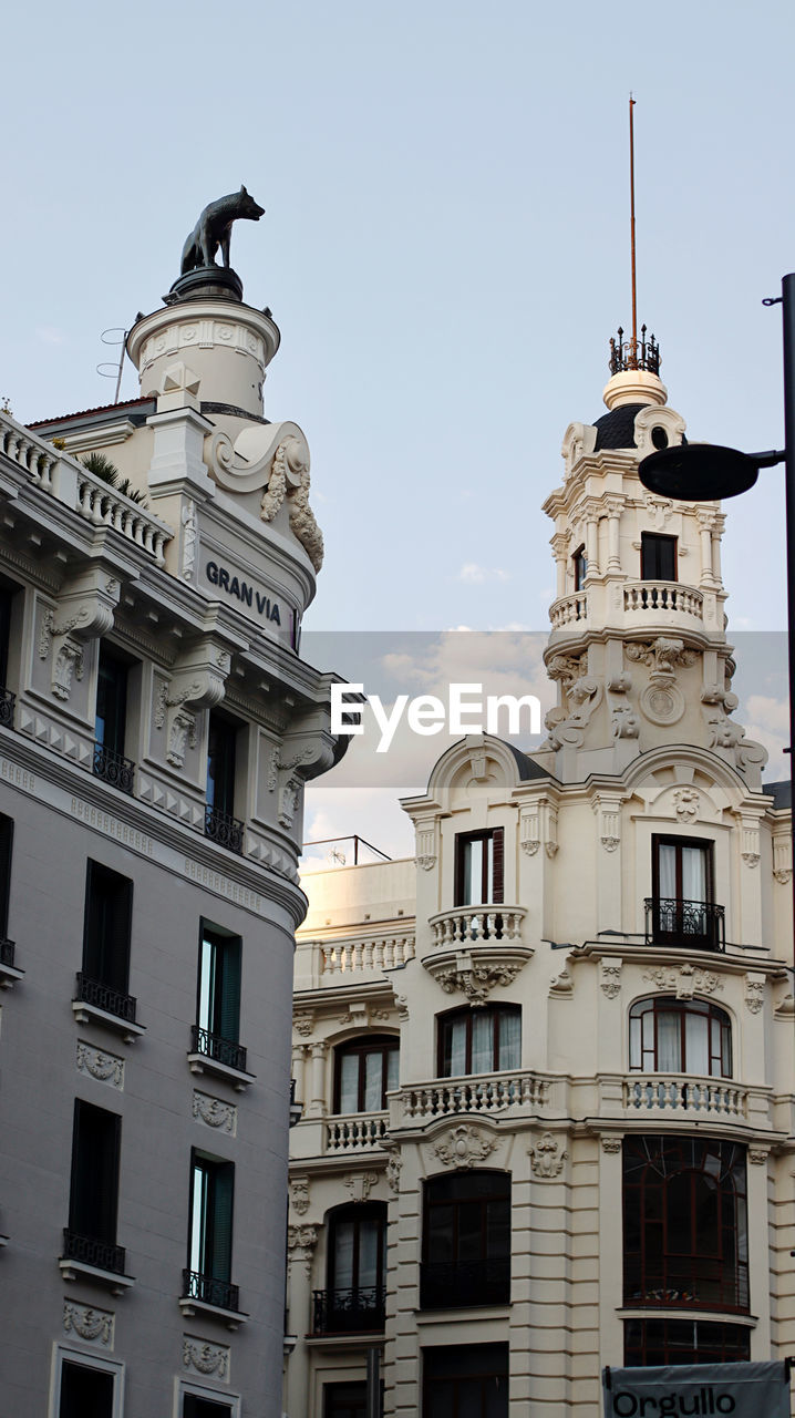 Buildings in central madrid