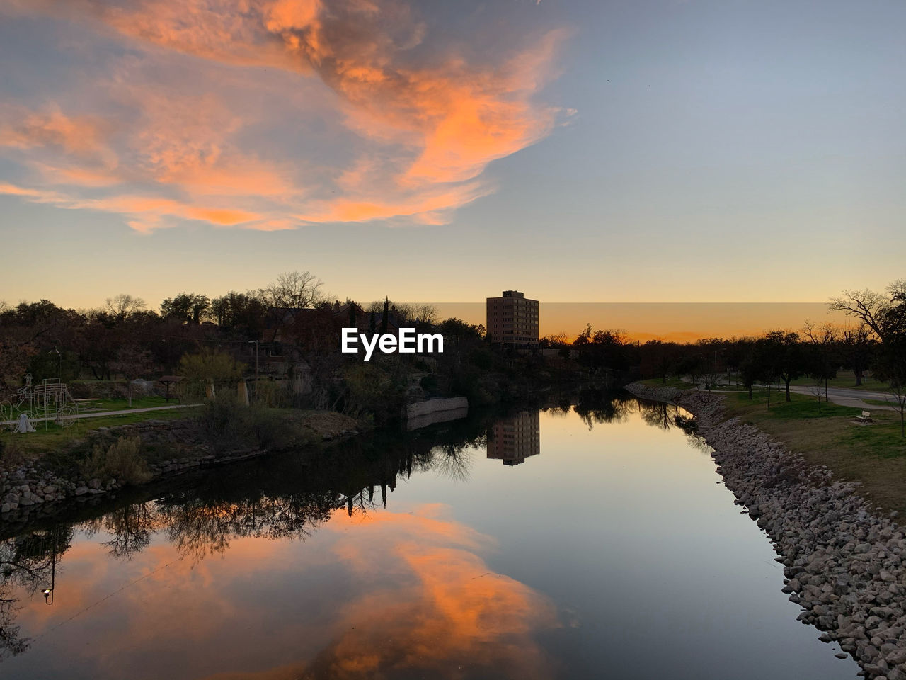 Sunset in san angelo, tx