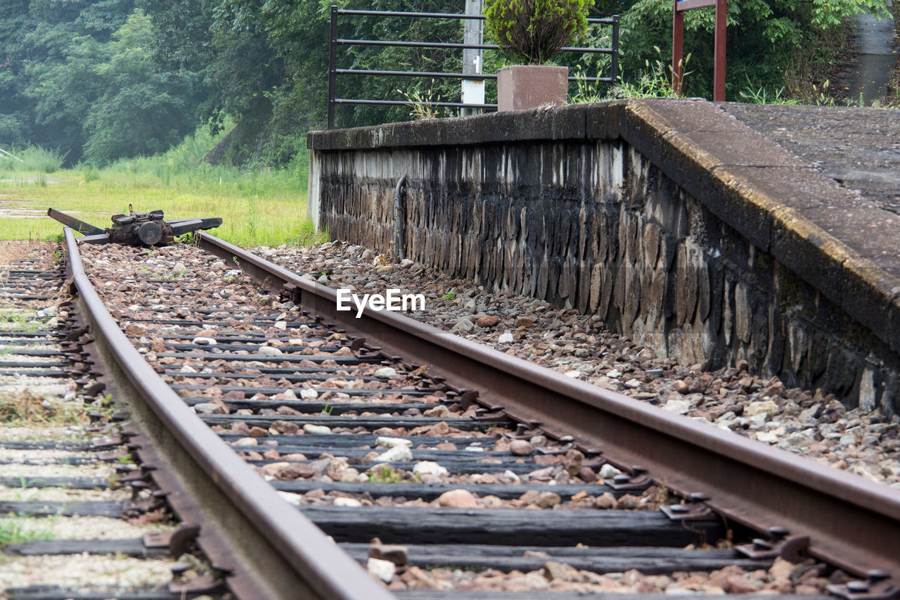 RAILROAD TRACK AMIDST TRACKS