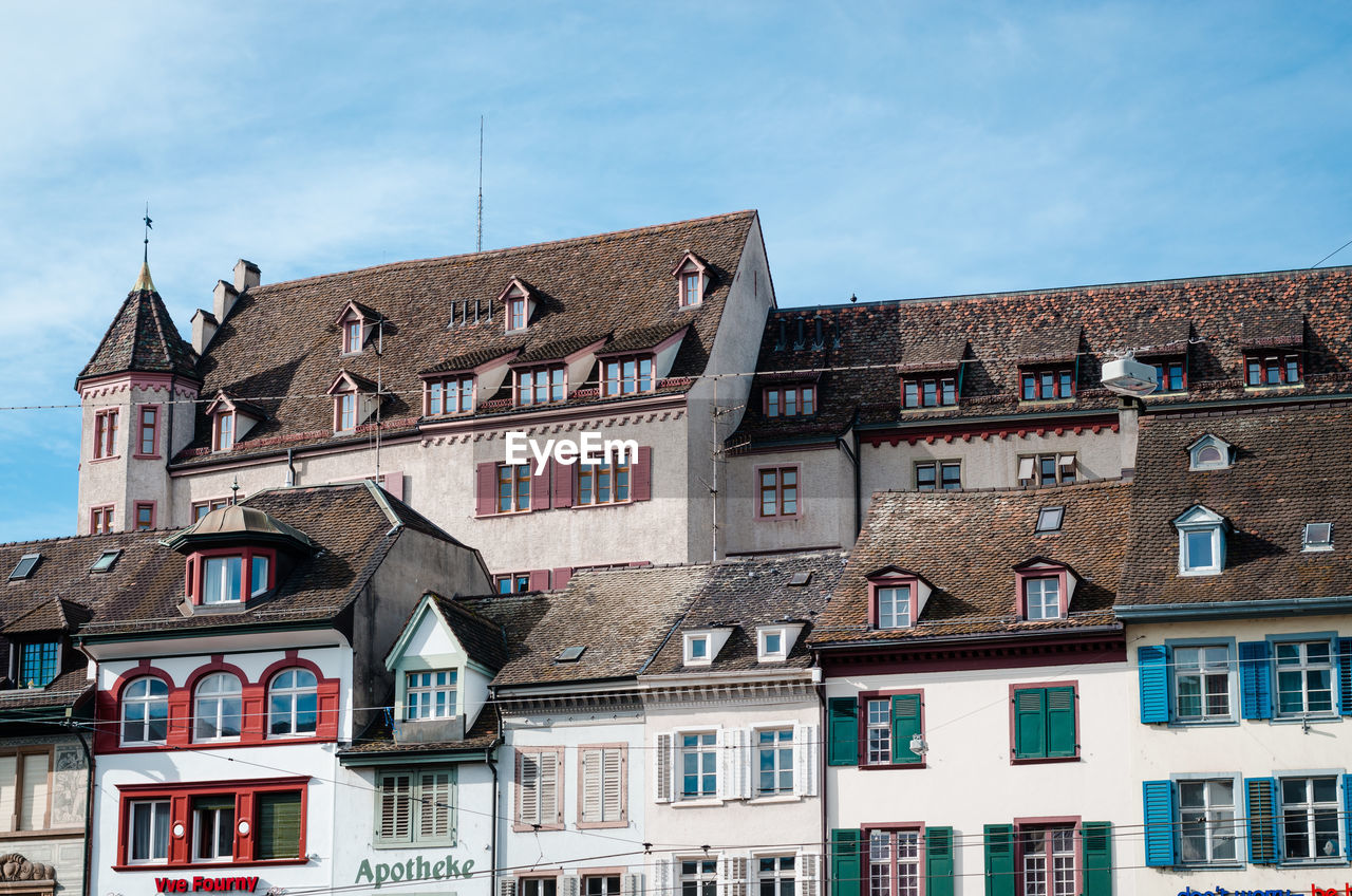 LOW ANGLE VIEW OF RESIDENTIAL BUILDINGS