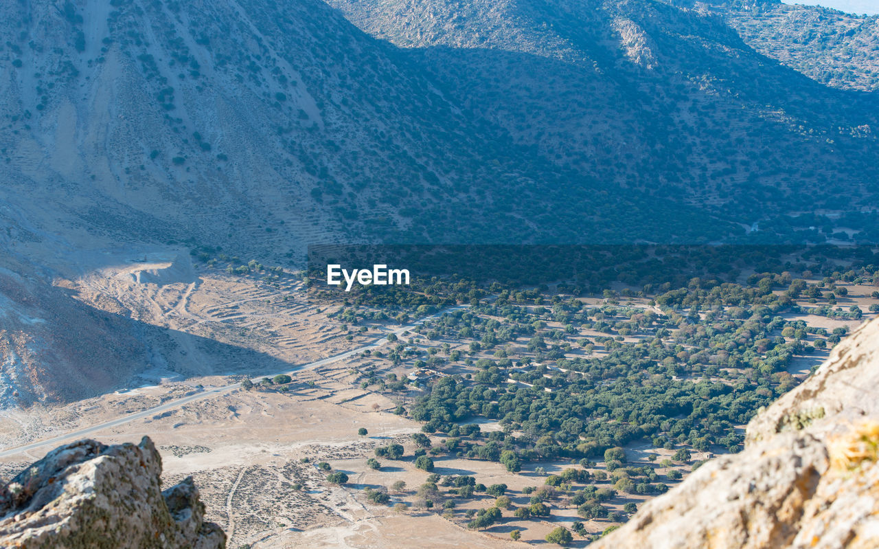 Volcanic crater stefanos in the lakki valley of the island nisyros greece