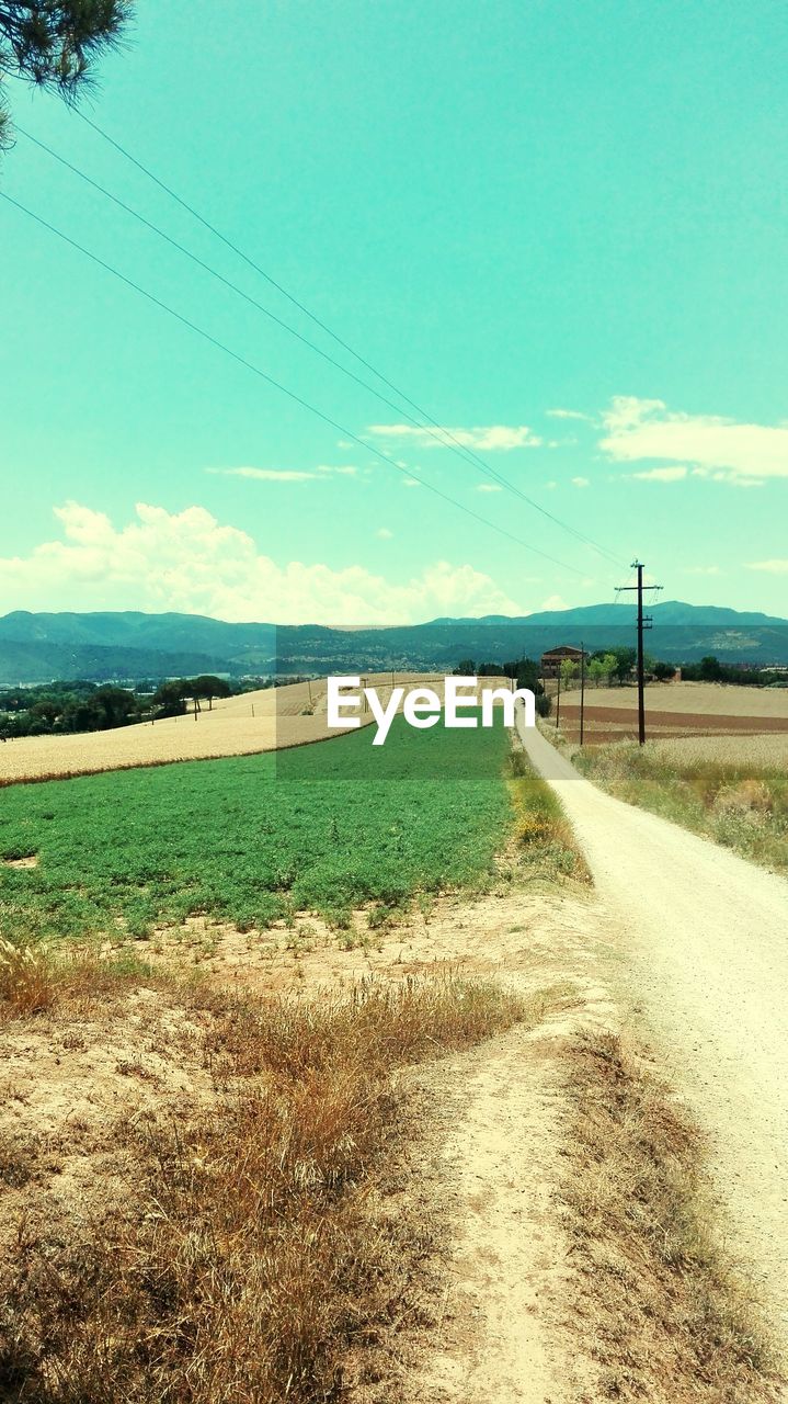 SCENIC VIEW OF LANDSCAPE AGAINST CLEAR SKY