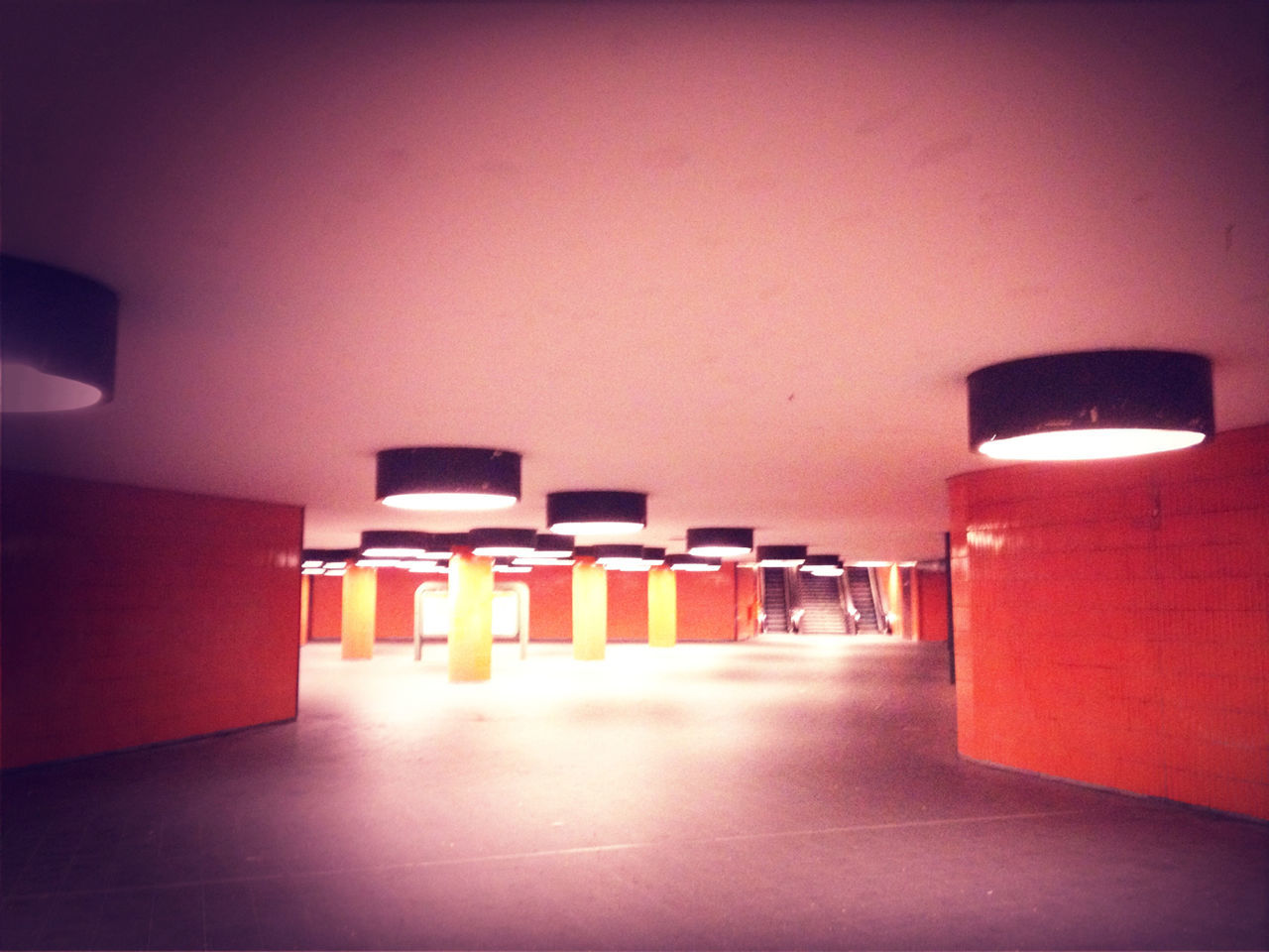 EMPTY UNDERGROUND WALKWAY