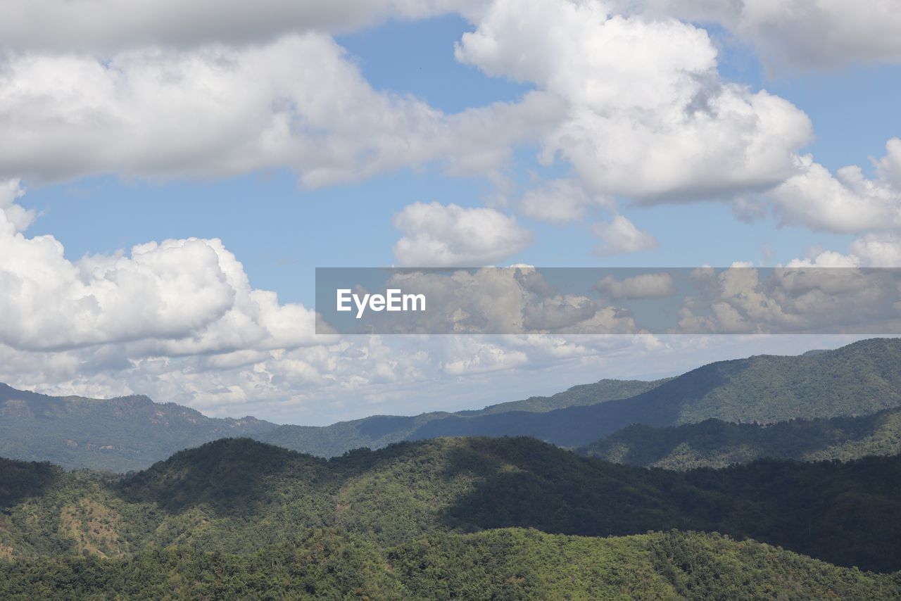 cloud, environment, mountain, sky, landscape, scenics - nature, nature, beauty in nature, mountain range, land, tranquility, no people, plant, tree, travel, tranquil scene, day, outdoors, plateau, non-urban scene, forest, travel destinations, tourism, ridge, valley, idyllic, rural scene, horizon, cloudscape, wilderness, summer