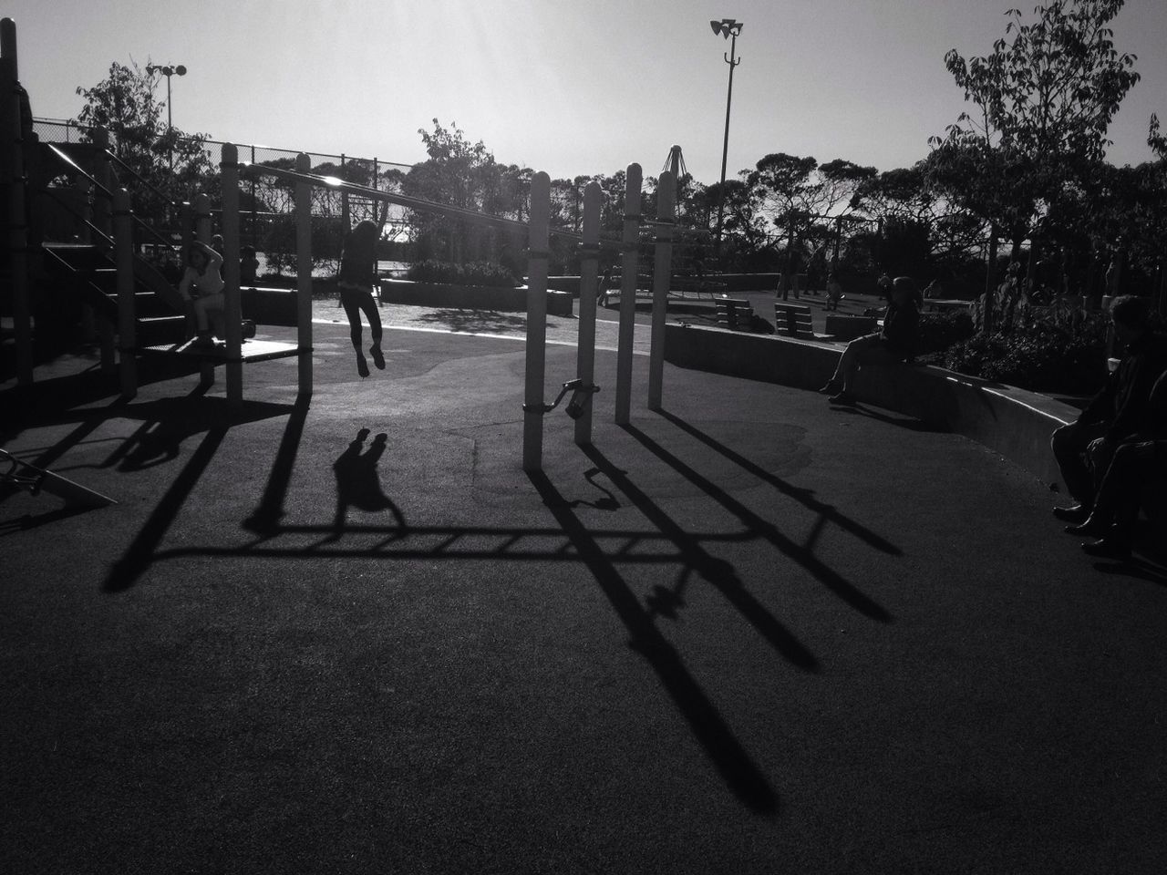 Children enjoying in playground