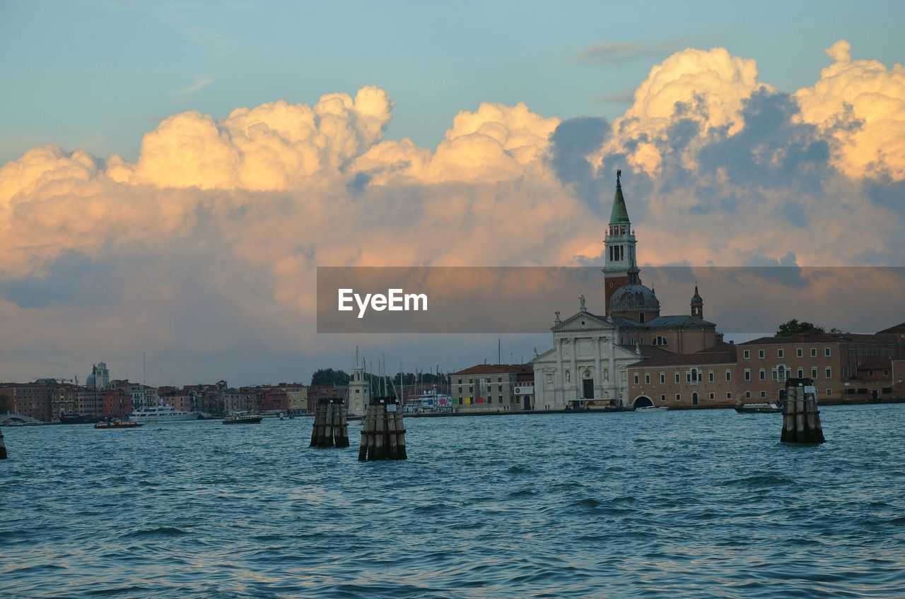 Venice cityscape at sunset