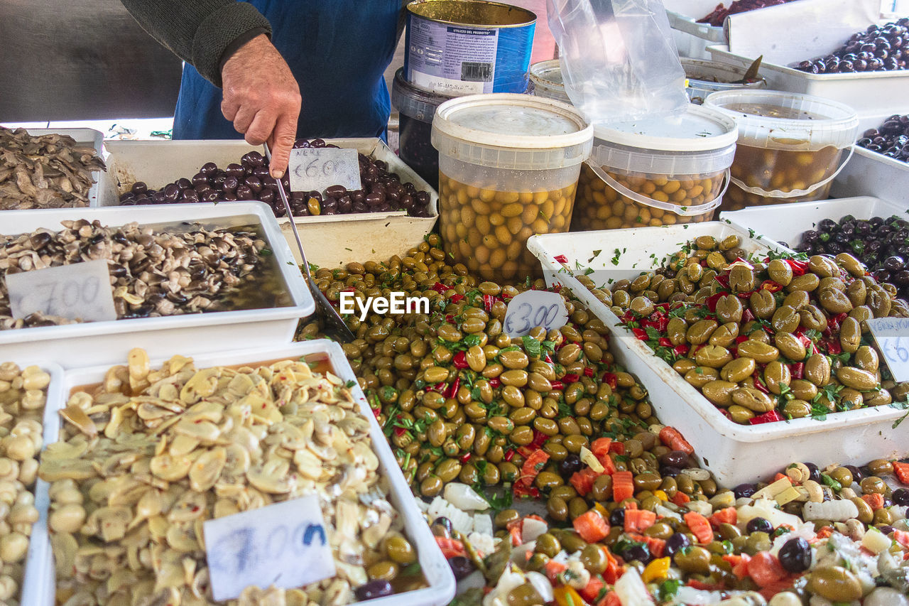 FULL FRAME SHOT OF FOOD FOR SALE AT MARKET