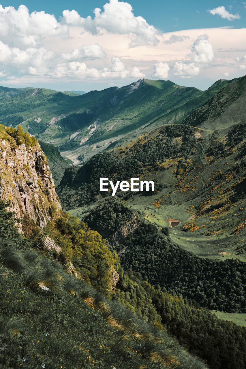 Aerial view of landscape against sky