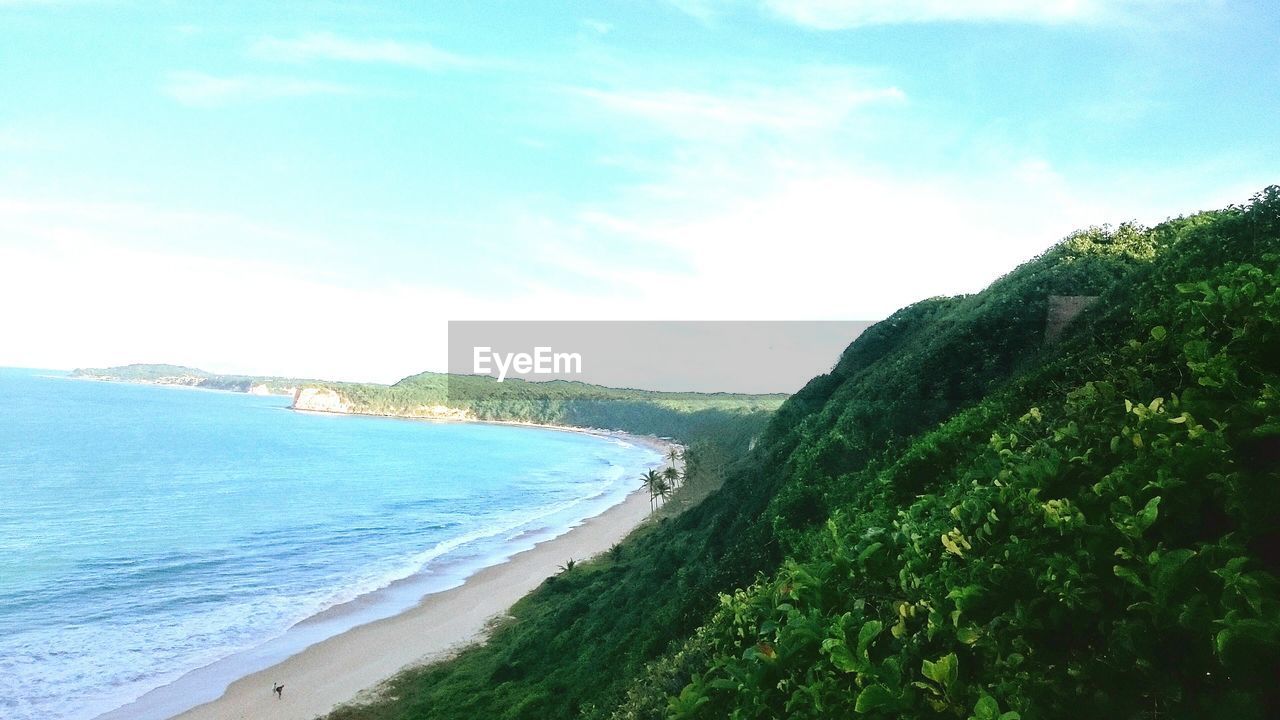 PANORAMIC VIEW OF SEA AGAINST SKY