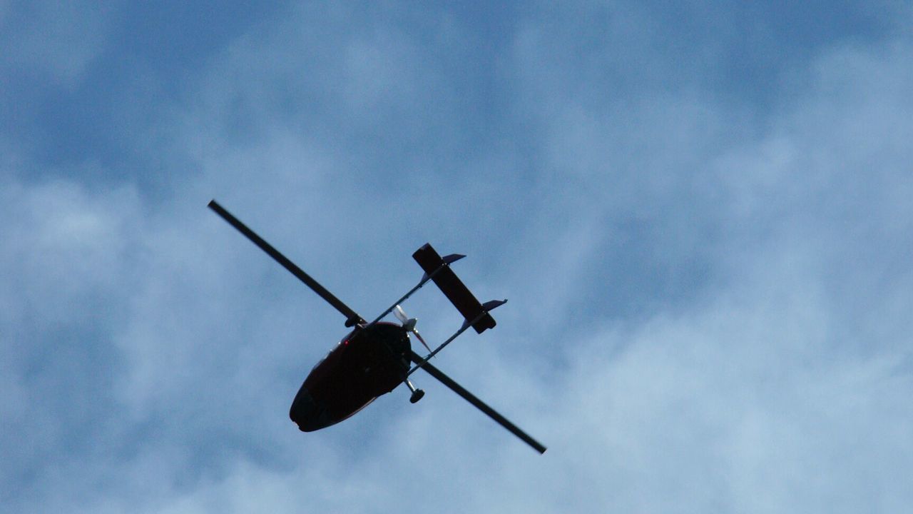 Low angle view of aircraft