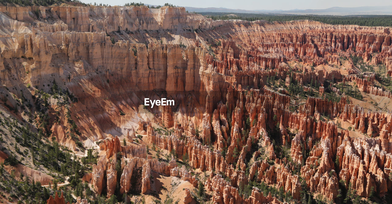 PANORAMIC SHOT OF ROCK FORMATIONS