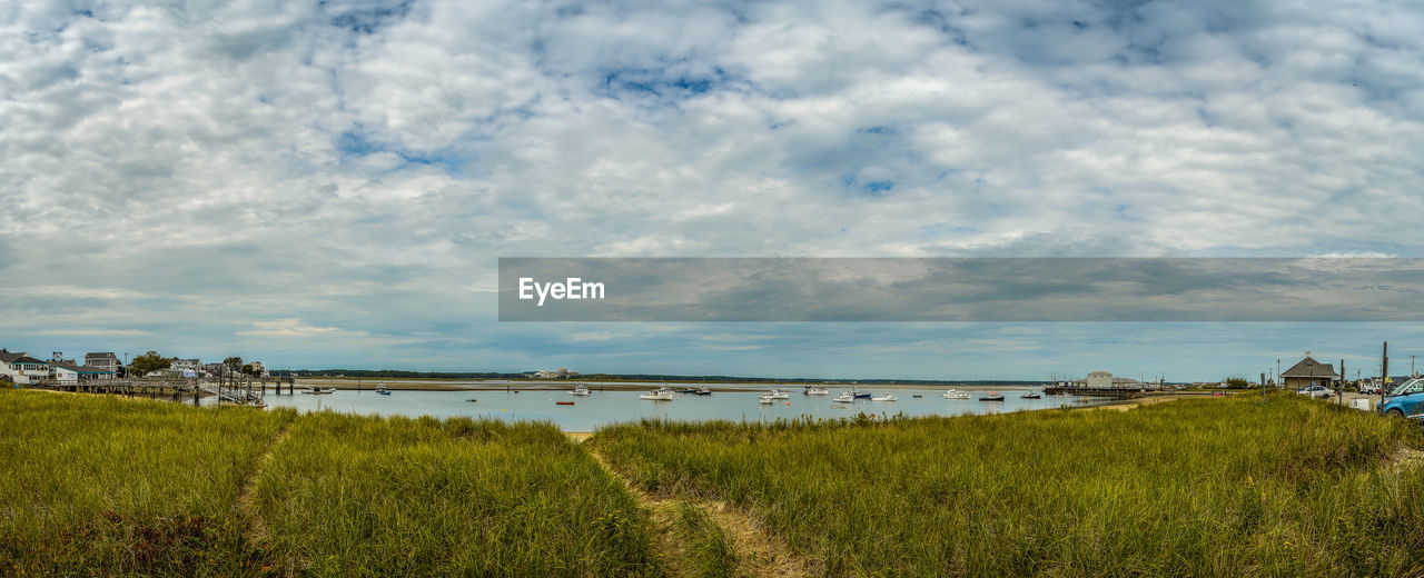 SCENIC VIEW OF FIELD AGAINST CLOUDY SKY