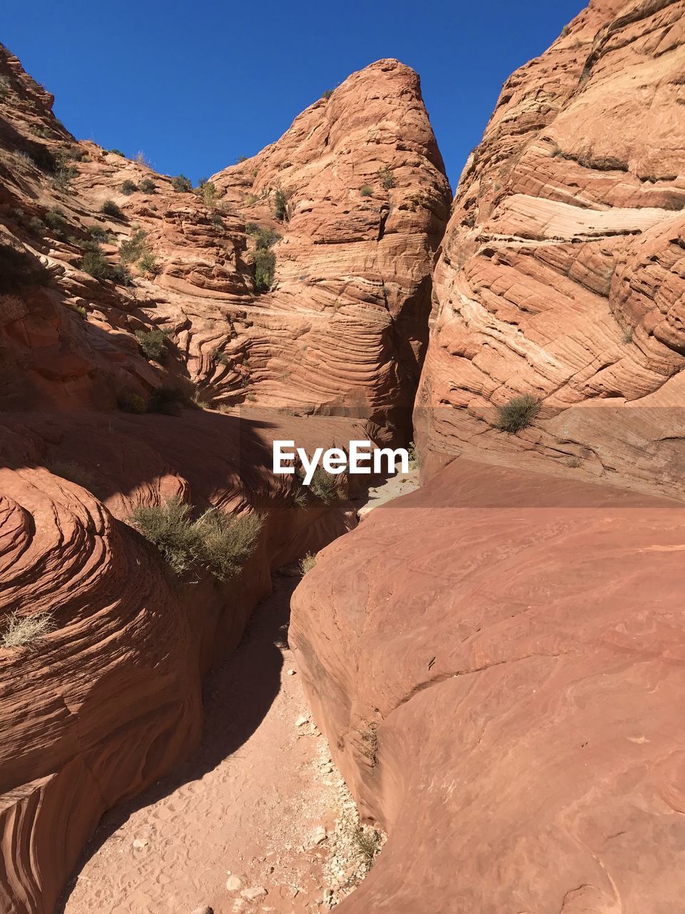 ROCK FORMATIONS AGAINST SKY