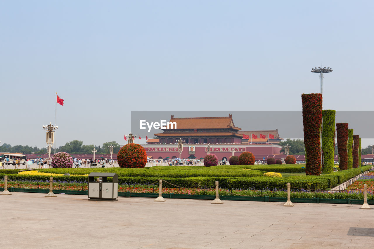 Garden near gate of heavenly peace