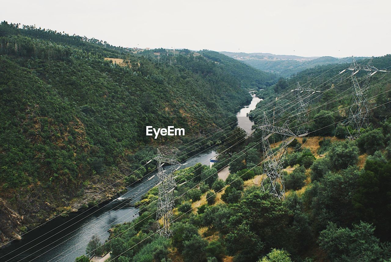 SCENIC VIEW OF TREE MOUNTAINS AGAINST SKY