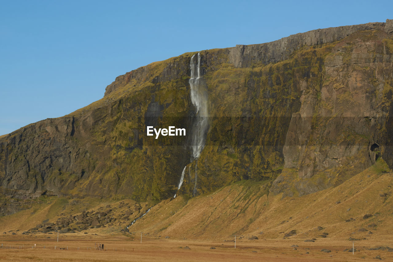 SCENIC VIEW OF WATERFALL