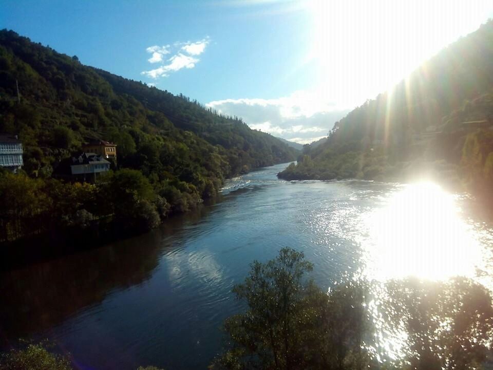 SUNSET OVER RIVER