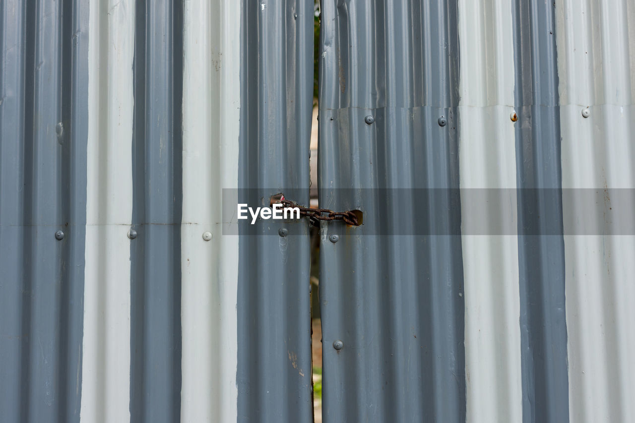 Full frame shot of corrugated iron