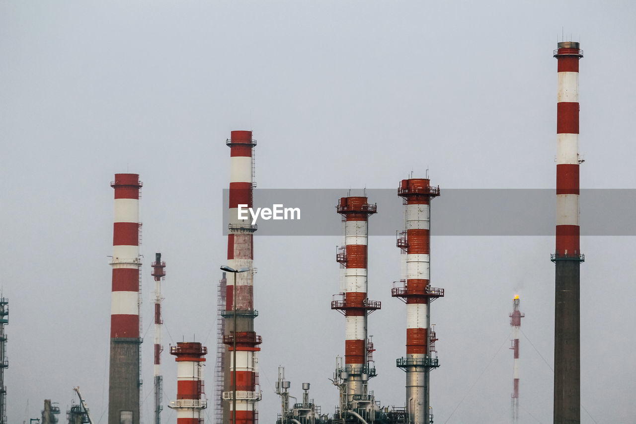 VIEW OF FACTORY AGAINST SKY