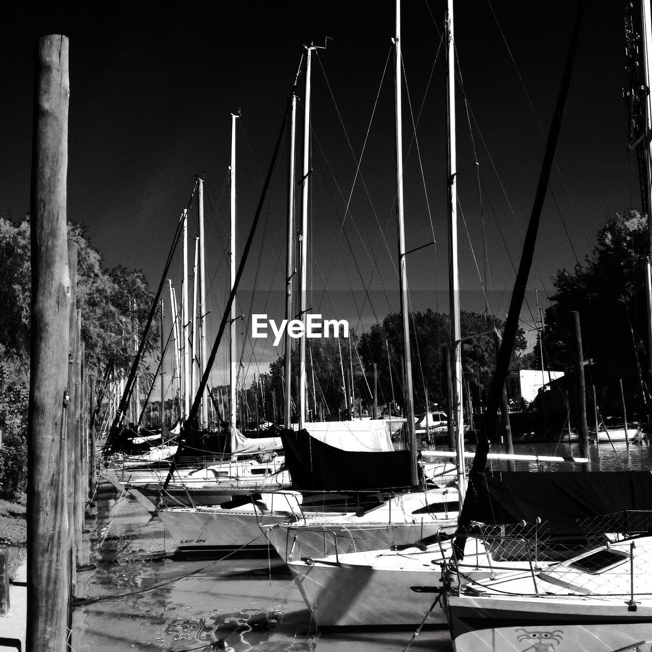 VIEW OF BOATS IN WATER