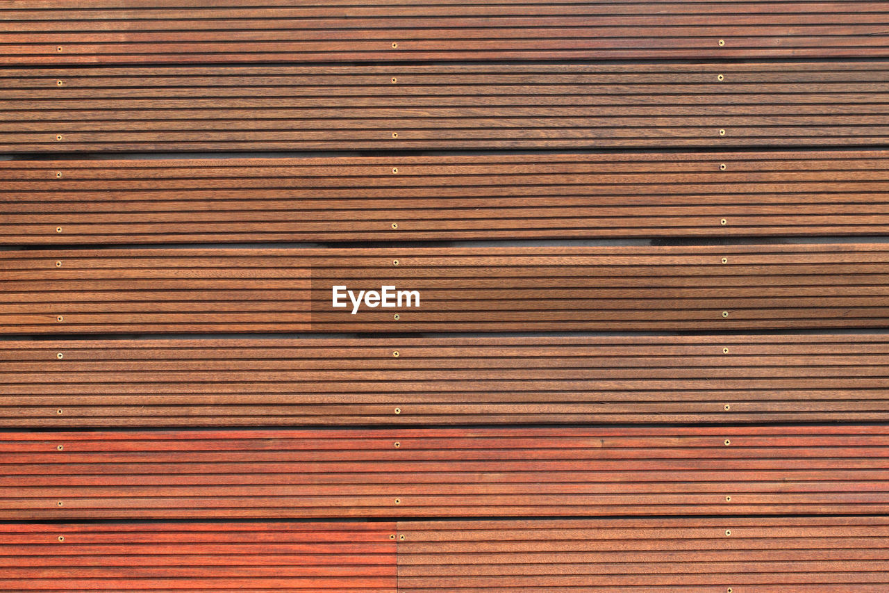 Full frame shot of wooden wall