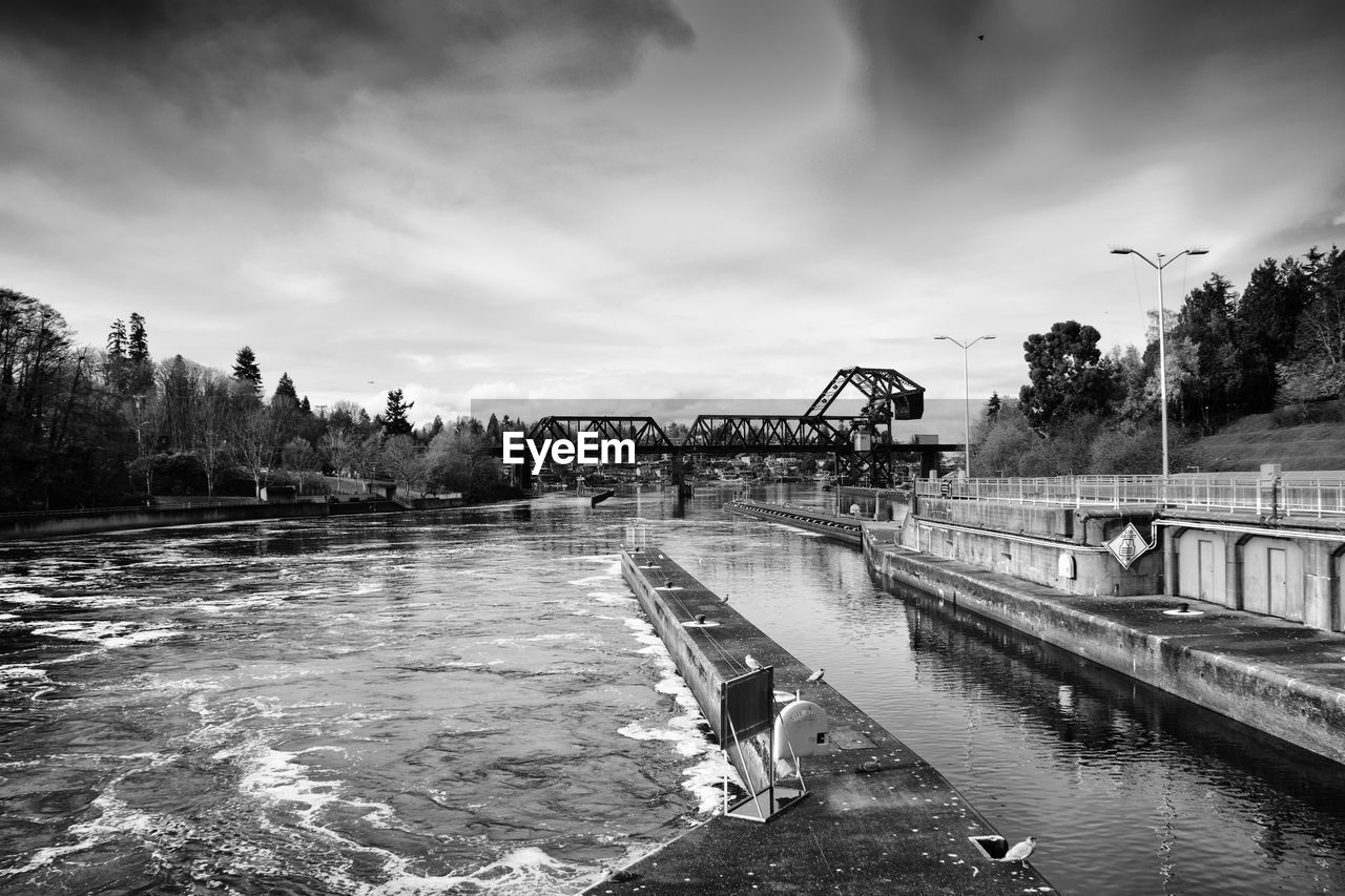 BRIDGE AGAINST SKY