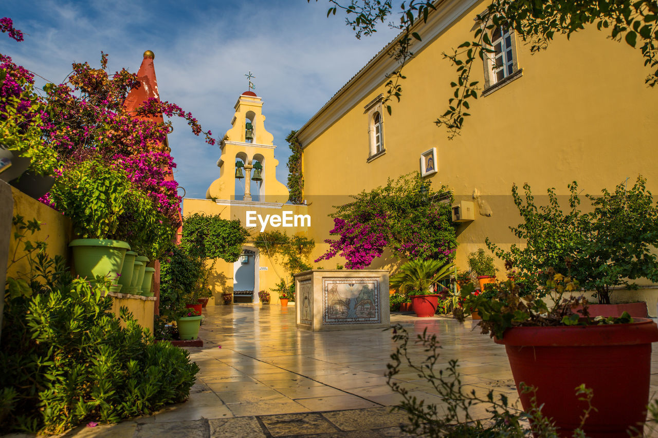 Main attraction paleokastritsa island corfu greece orthodox monastery mountain picturesque views 