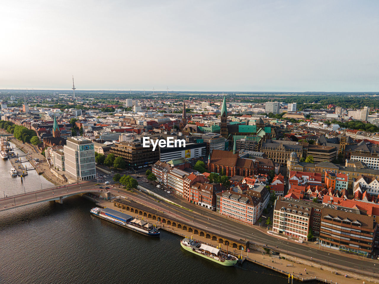 Aerial view on bremen