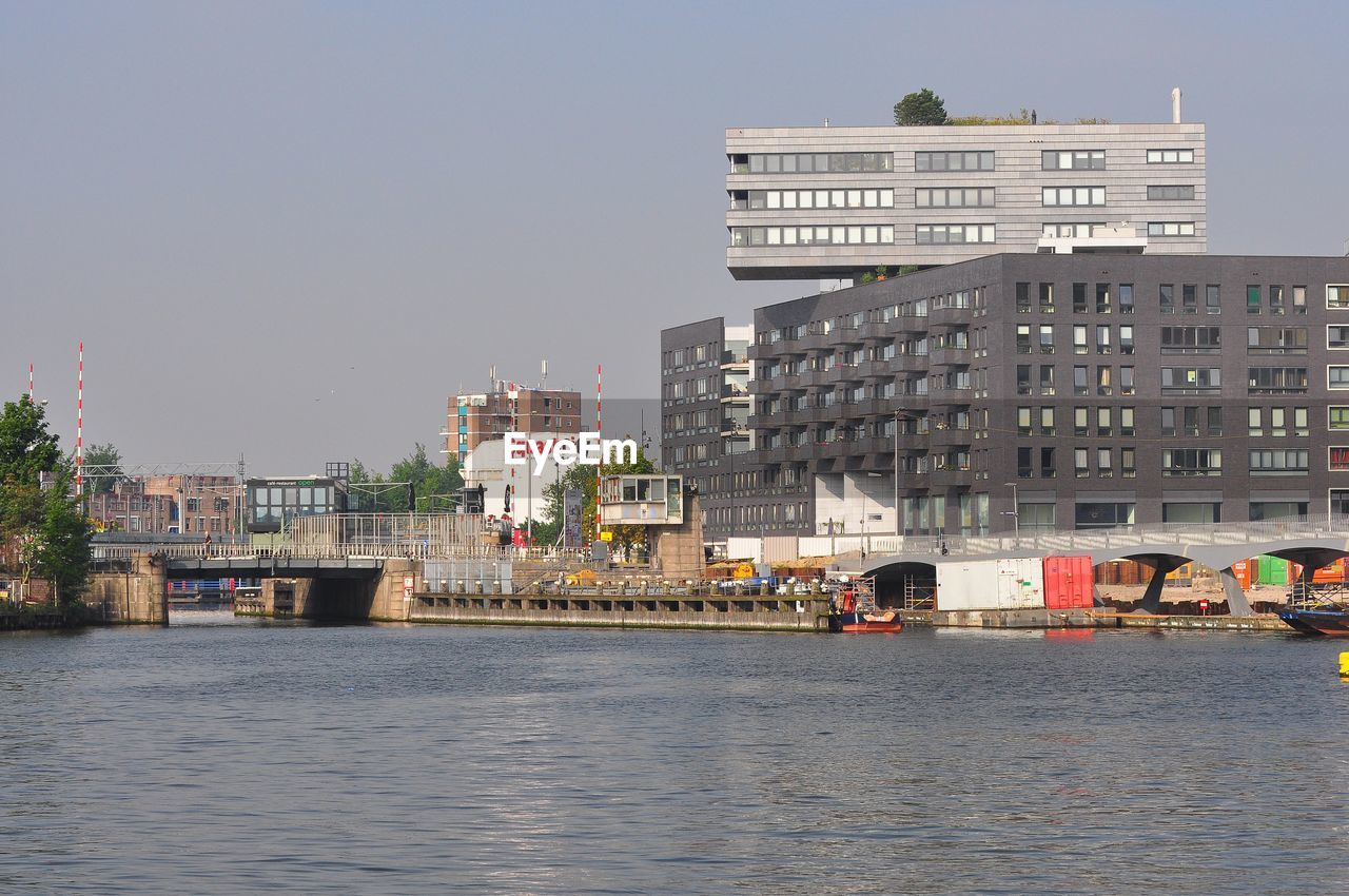 View of city at waterfront