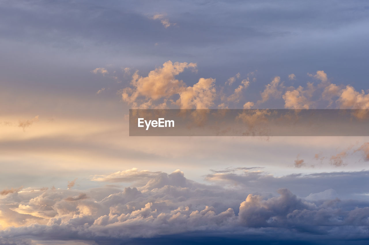 LOW ANGLE VIEW OF CLOUDSCAPE