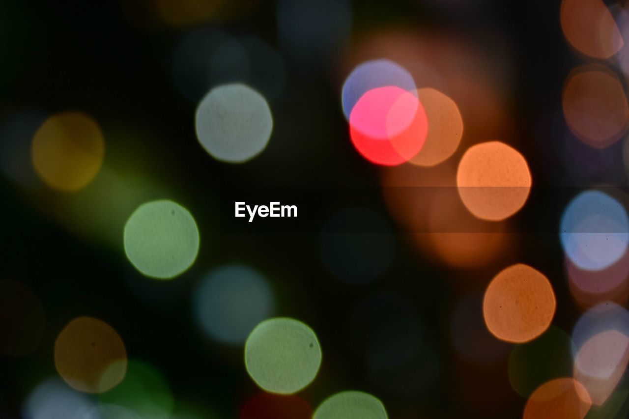 Full frame shot of multi colored lights